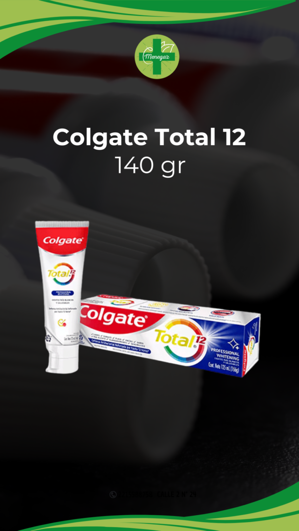 Pasta Dental Colgate Total 12 x140gr