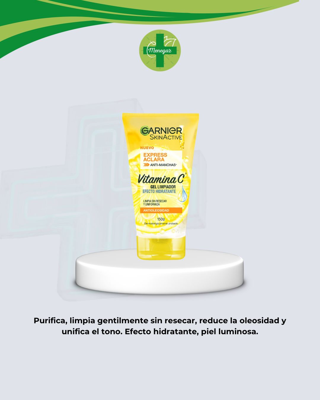 Garnier vitamina C gel limpiador x 150 gr
